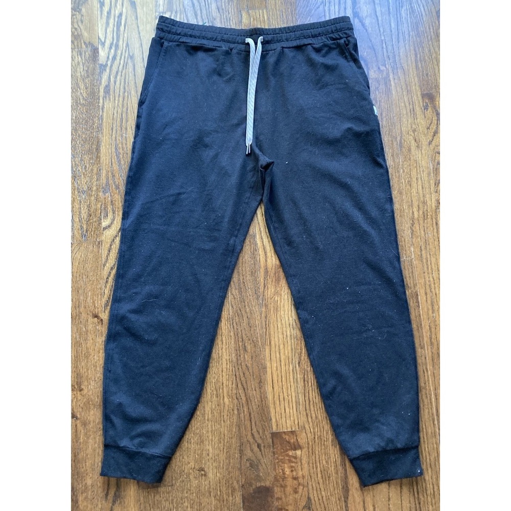 Vuori Performance Joggers Women's Size Medium Black Sweatpants Drawstring VW303
